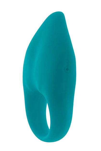 S Pleasures Velvet Softie Vibrating Ring Turquoise