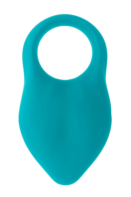 S Pleasures Velvet Softie Vibrating Ring Turquoise