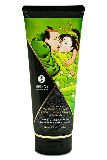 Shunga Massage Cream - Pear &amp; Exotic Green Tea
