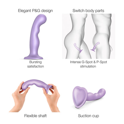 Dildo Plug P&G Lilas Metallic - S