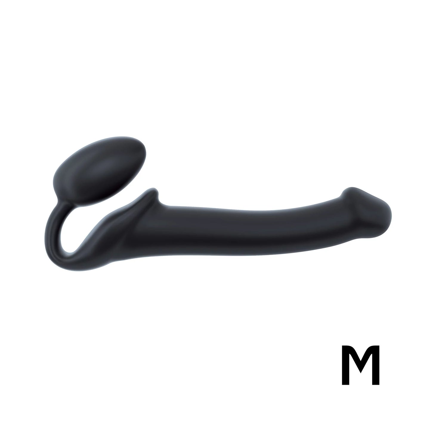 Strap-On Semi-Realiste Bendable Noir - M
