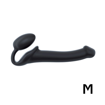 Strap-On Semi-Realiste Bendable Noir - M