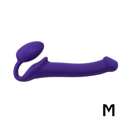 Strap-On Semi-Realiste Bendable Violet - M
