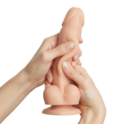 Sliding Skin Realistic Dildo Vanille - M