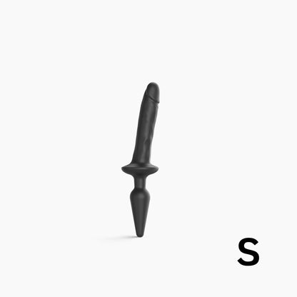 Switch Plug-In Realistic Dildo Noir - S