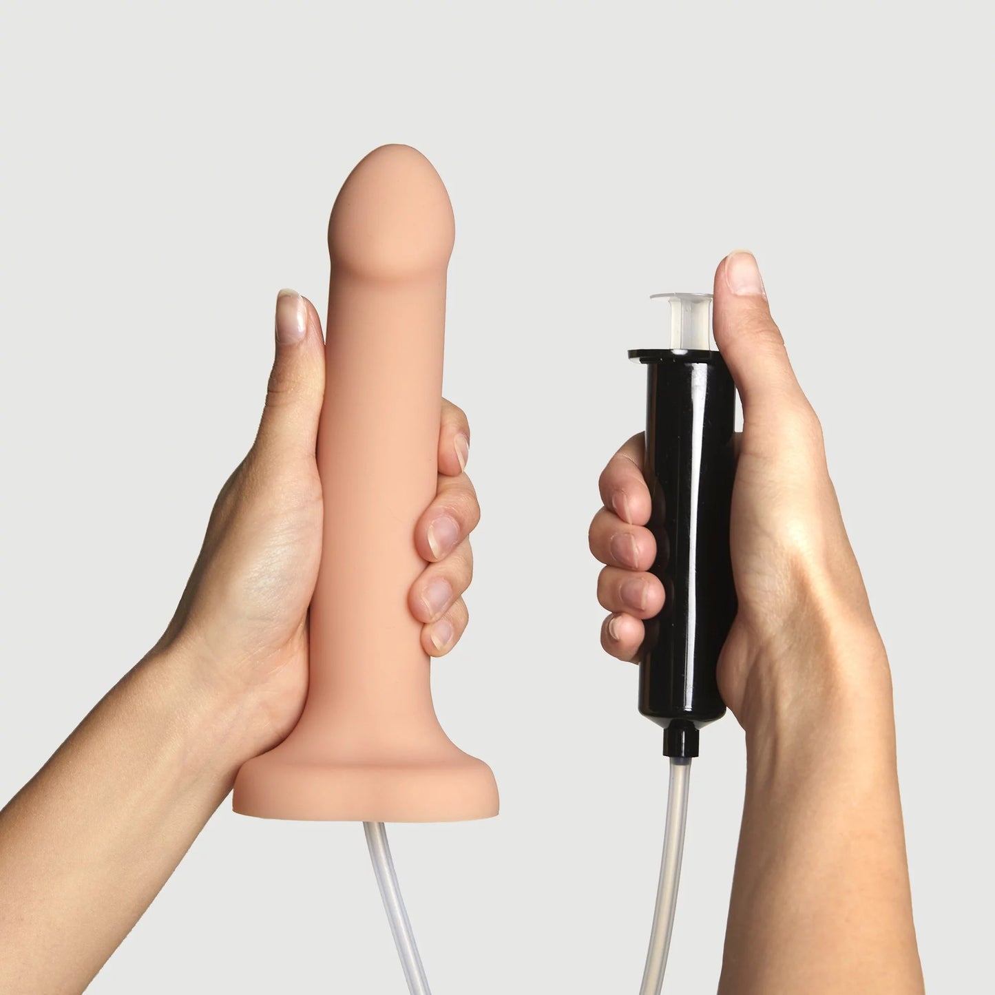 Squirting Cum Dildo Semi-Realiste Vanille - L
