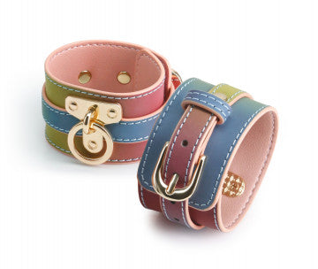 Spectra Bondage Wrist Cuff Rainbow