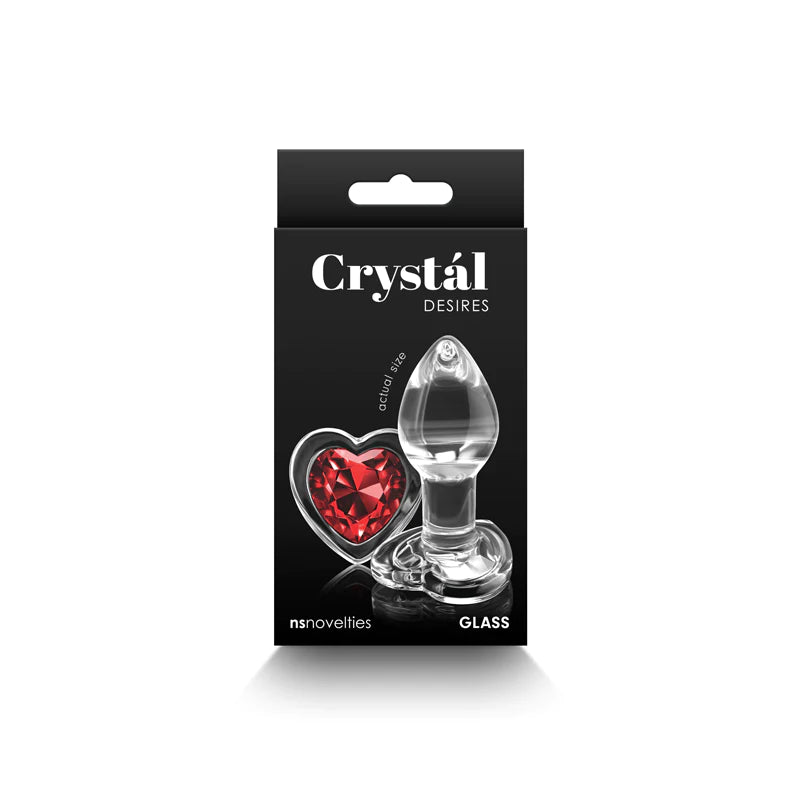 Crystal Desires Red Heart Small