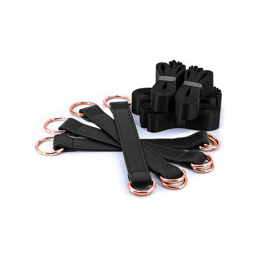 Sangles d'attache Bondage Couture noires