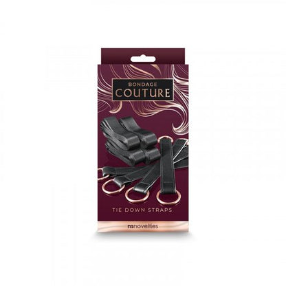 Sangles d'attache Bondage Couture noires