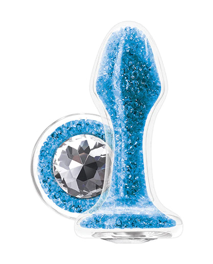 Plug Glamuroso de Cristal Azul - Stardust