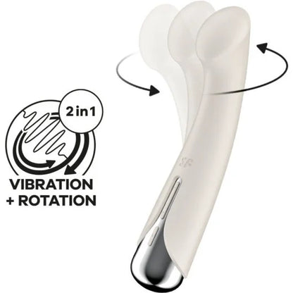 Vibrador Rotatorio Spinning G-Spot 1 Beige - Satifyer