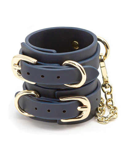Bondage Couture Wrist Cuff Blue
