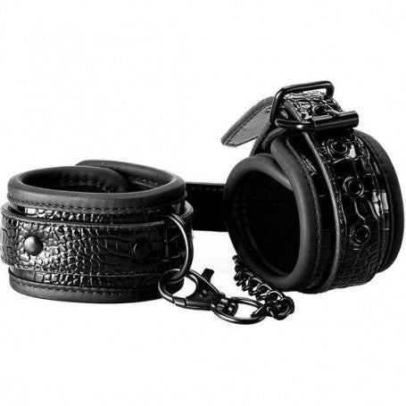 Blaze Handcuff Croco Black