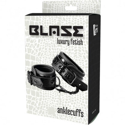 Blaze Ankle Cuff Croco Black