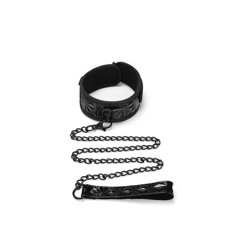 Whipsmart Diamond Collar And Leash Black