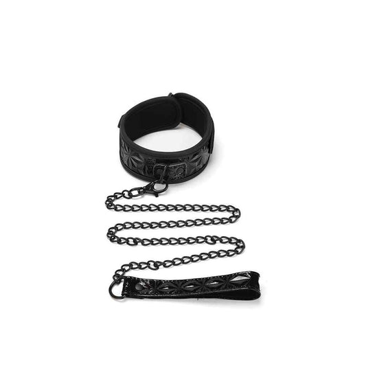 Whipsmart Diamond Collar And Leash Black