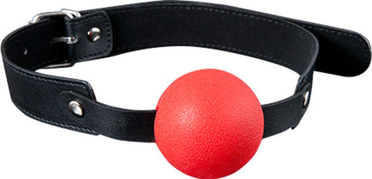 Gp Solid Silicone Ball Gag Red