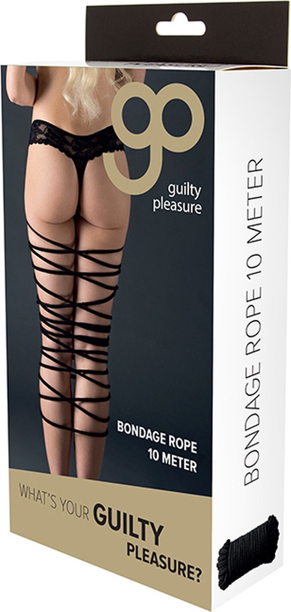 Gp Bondage Rope 10m Black