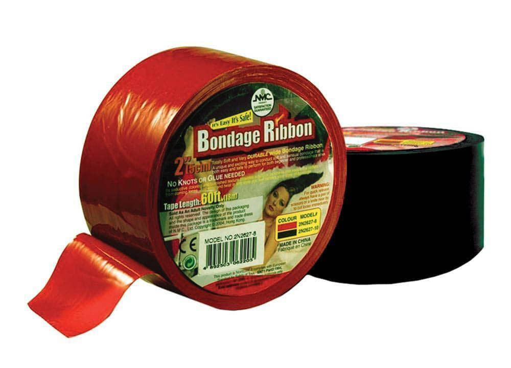 Bondage Ribbon 5cm/18mtr Red