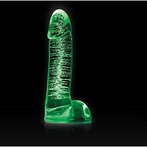 Dildo de Cristal con Brillo en la Oscuridad - Firefly
