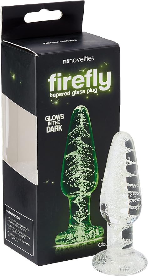Firefly Glass Tapered Plug Medium Clear