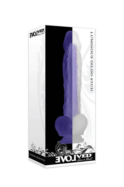 Dildo Con Brillo en la Oscuridad 21cm - Evolved