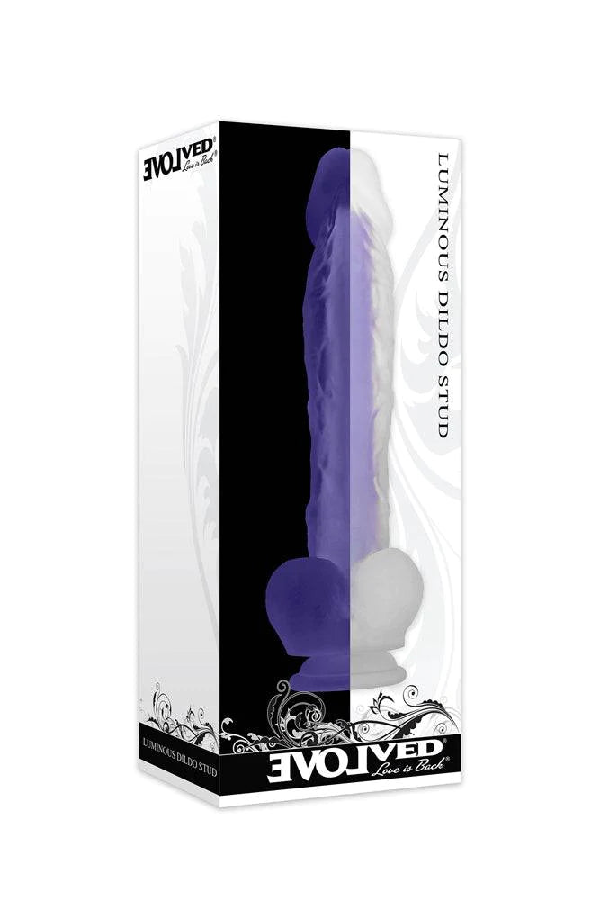 Dildo Con Brillo en la Oscuridad 21cm - Evolved