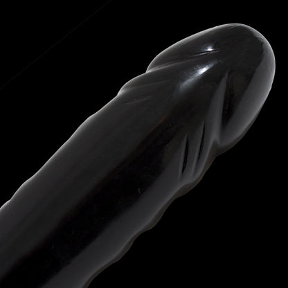 Tête double veinée, noire, 18 po