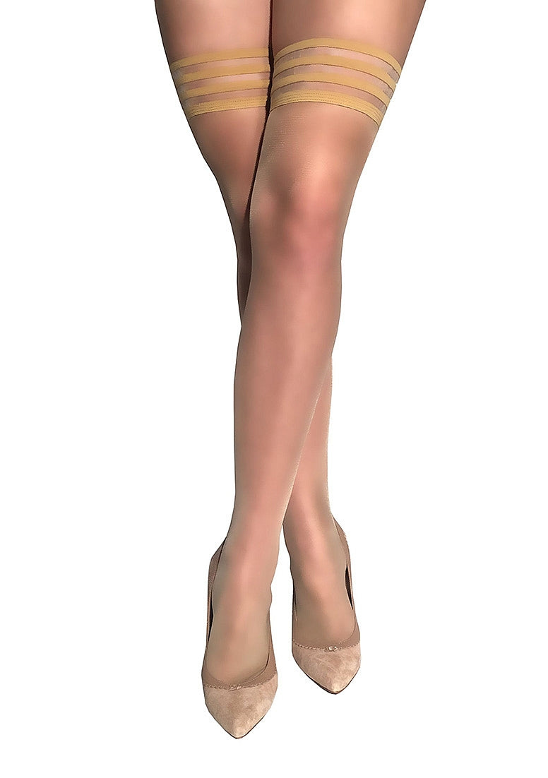 Jenny - Thigh High - Nude - C