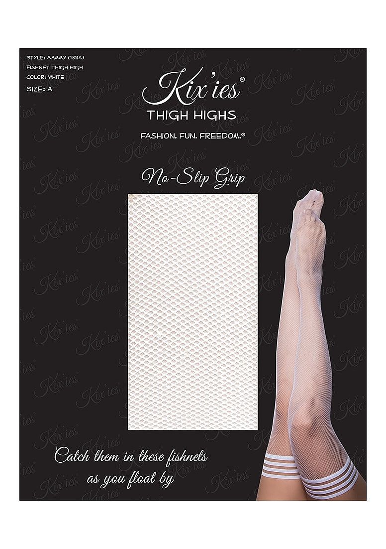 Sammy - Thigh High - White - A