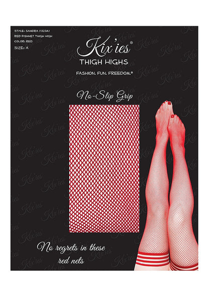 Sandra - Thigh High - Red - C