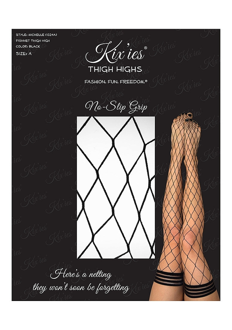 Michelle - Kix'ies Thigh High - Black - Talla A