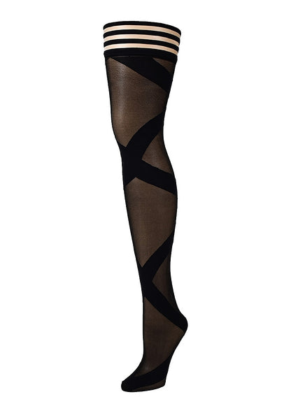 Jackie - Thigh High - Black - A