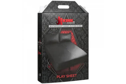 Fitted Waterproof Sheet - King - Black