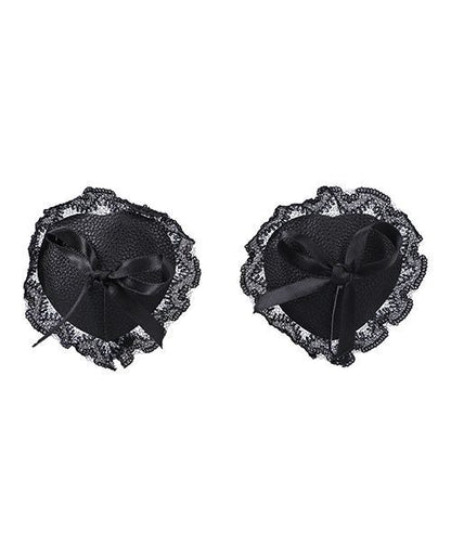Lace Nipple Pasties - Black
