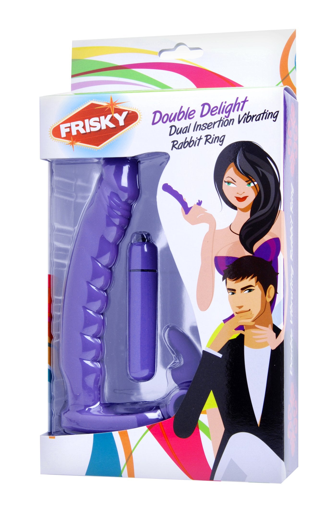 Double Delight - Vibrating Rabbit C-Ring