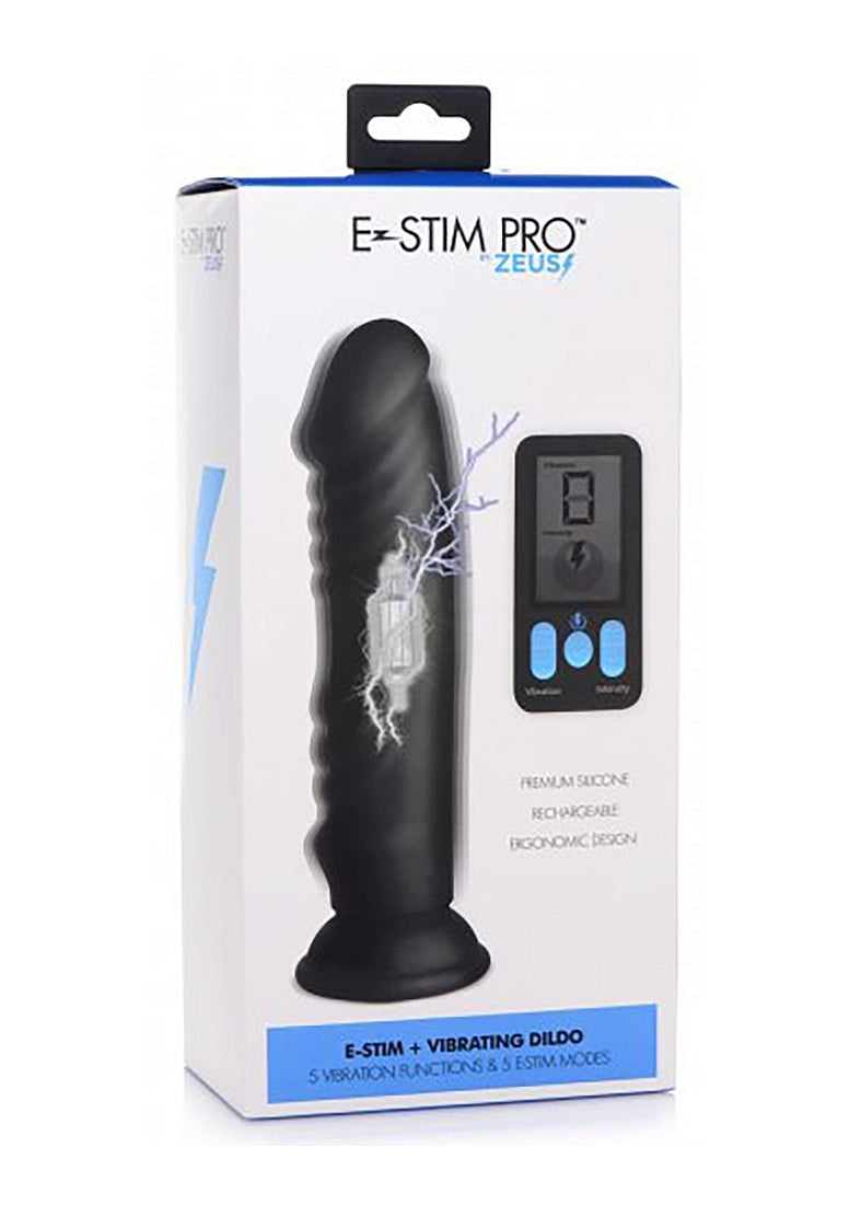Vibrador Consolador de Silicona E-Stim 5x