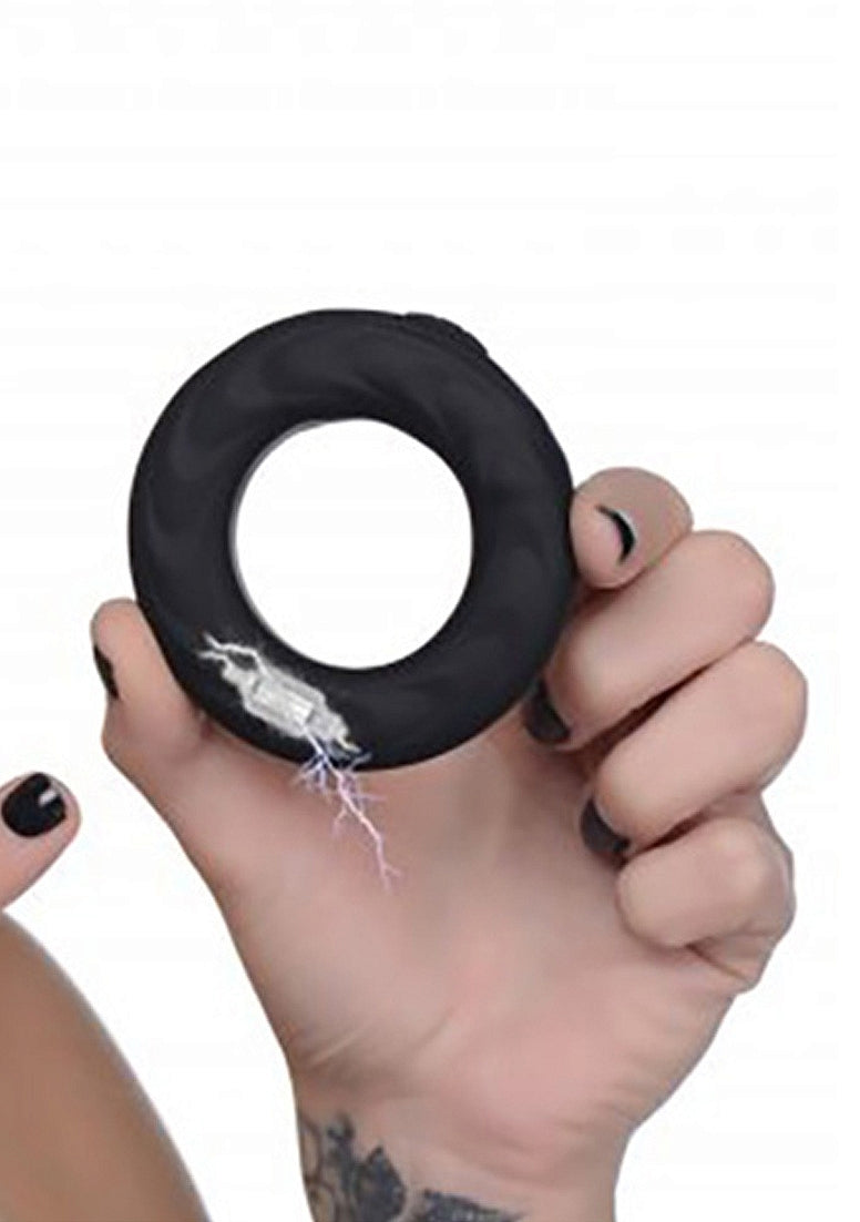 Anillo vibrador para el pene de silicona E-Stim Pro 5x