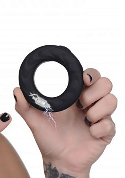 Anillo vibrador para el pene de silicona E-Stim Pro 5x
