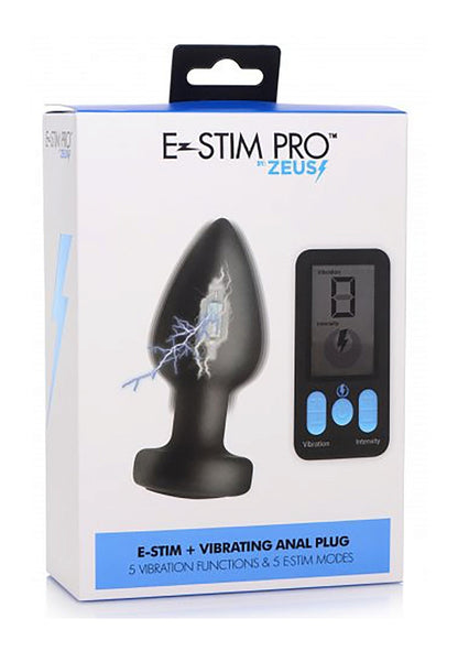 Plug anal vibrador de silicona con control remoto