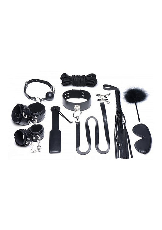 Deluxe 10 Piece Bondage Set