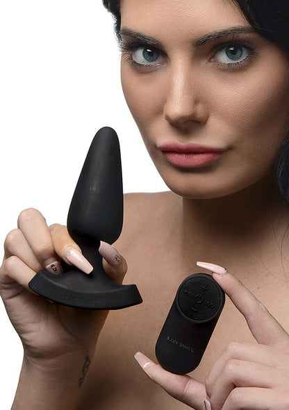 Plug anal moyen Laser Fuck Me + télécommande