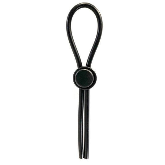 Buck Angel - Cockring Leash 4mm - Black