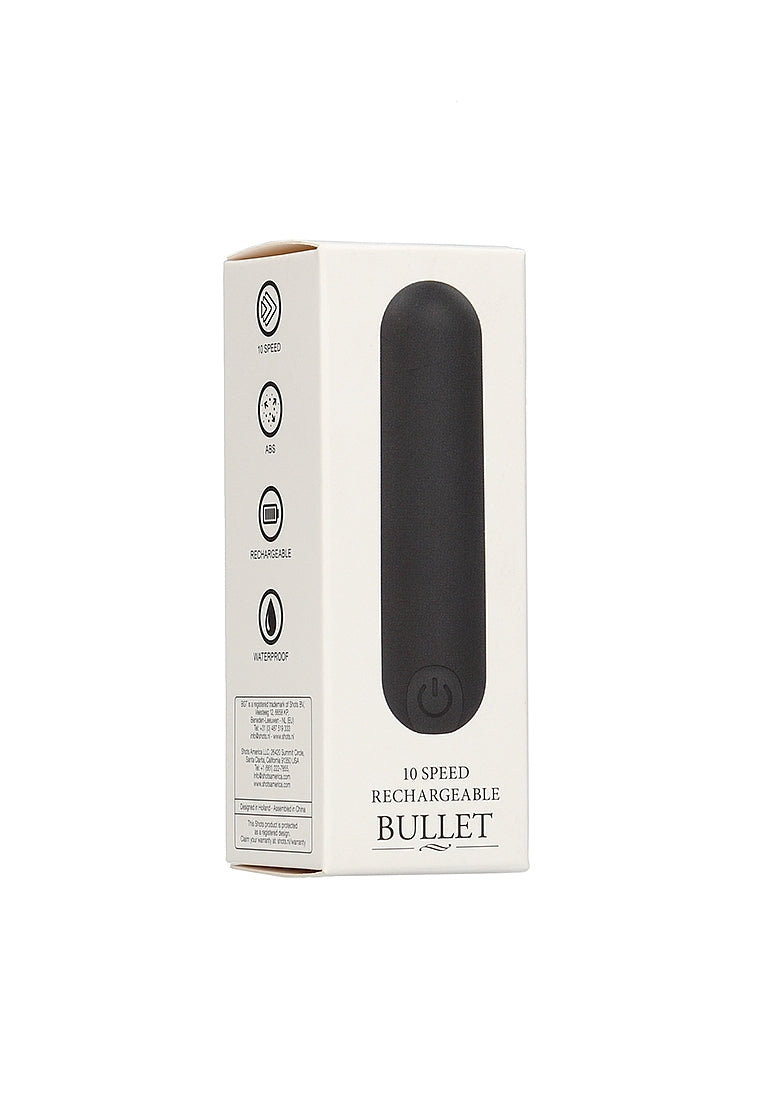 BGT - 10 Speed Rechargeable Bullet - Black
