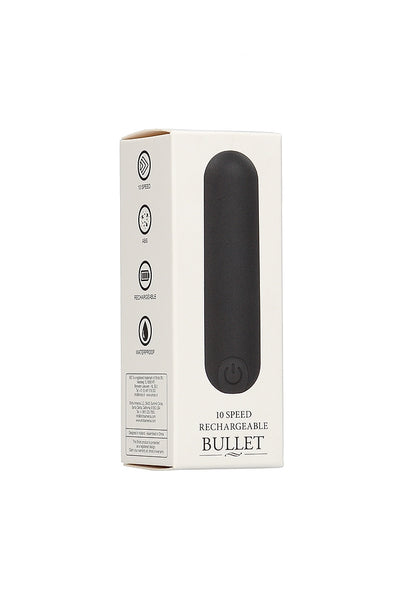 BGT - 10 Speed Rechargeable Bullet - Black
