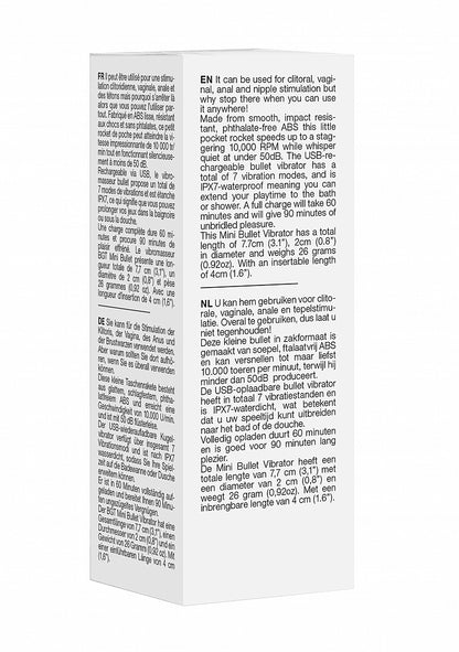 BGT - 10 Speed Rechargeable Bullet - Black