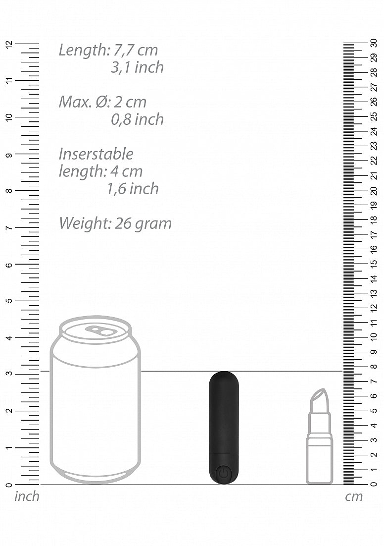 BGT - 10 Speed Rechargeable Bullet - Black