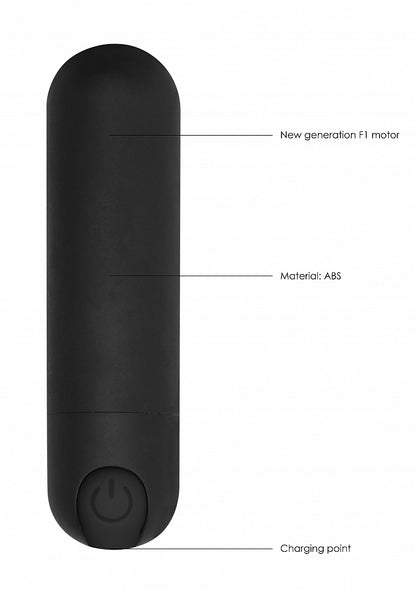 BGT - 10 Speed Rechargeable Bullet - Black