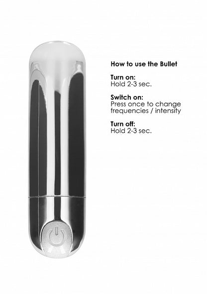 BGT - 10 Speed Rechargeable Bullet - Silver
